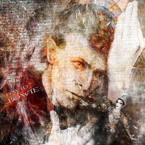 David Bowie © Matto 2016 - Art numerique - Matto