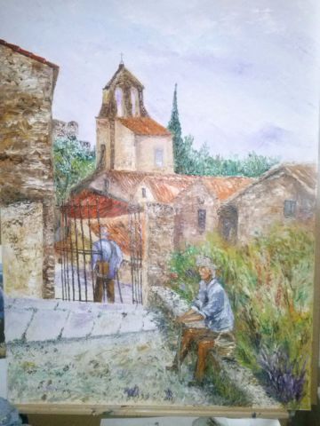 L'artiste JOEL BRUGERON - Lafare   (village du vaucluse)