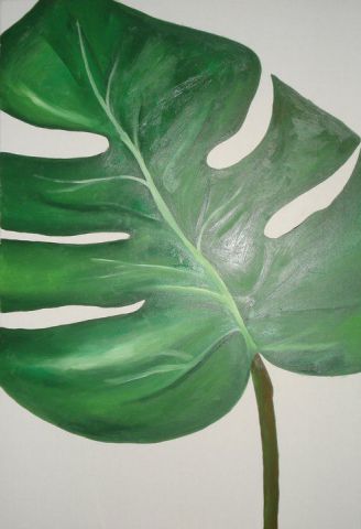 Philodendron - Peinture - Manelle