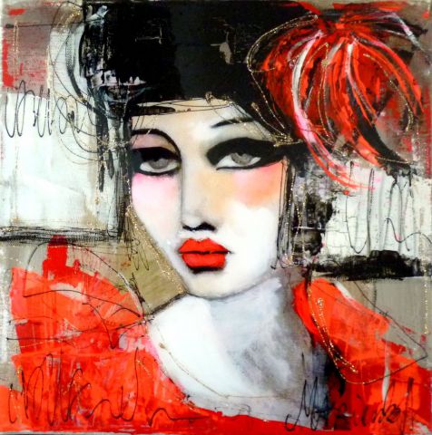 L'artiste marienkoff - En rouge et noir