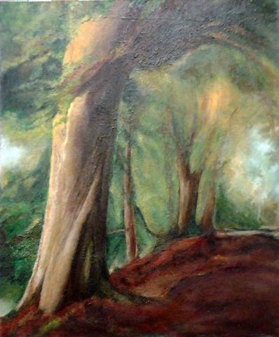 L' arbre - Peinture - Edmee Joly