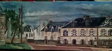 Tregunc bourg, 1940 - Peinture - ph creations