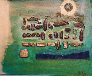Voir le détail de cette oeuvre: menhir et dolmen