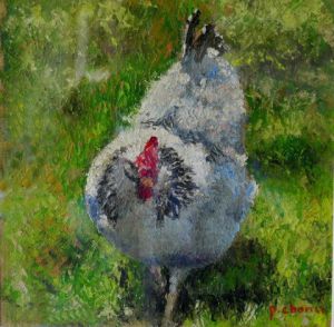 Peinture de chanu: La poule