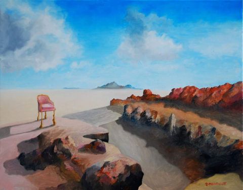 salt lake chair - Peinture - camille colobert