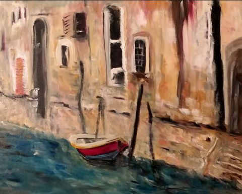 Gondola - Peinture - CS Art
