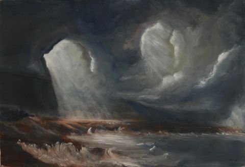 Old tempest 1 La crique Sete - Peinture - JohanPoujol