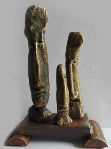 3 bronzes - Sculpture - LJM Hognon