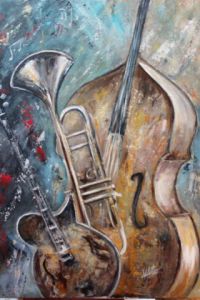 Peinture de Catherine VALETTE: Rêve de jazz I 