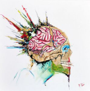 Voir cette oeuvre de LEVI: Cerveau et crâne