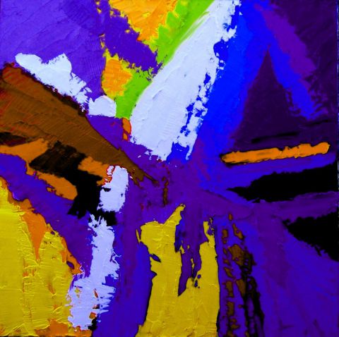 symphonie du violet (les yeux de l'ésprit n 169) - Peinture - attilioradice