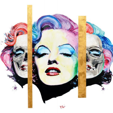 Marilyn Monroe - Peinture - LEVI