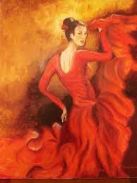 Voir le détail de cette oeuvre: Dandeuse de flamenco