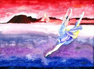 Voir le détail de cette oeuvre: le volcan et la danseuse