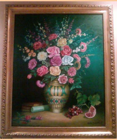 Bouquet - Peinture - Ahmed Bouhchou