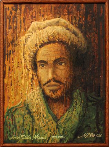  Ahmed Shah Massoud ,  Lion du Pandjir  - Peinture - MateoGraph 