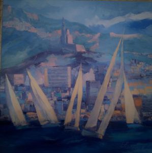 Voir cette oeuvre de Veronique LANCIEN: au large de Marseille