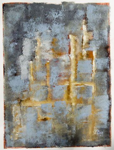 Perdu dans le brouillard - Peinture - Regis Morin