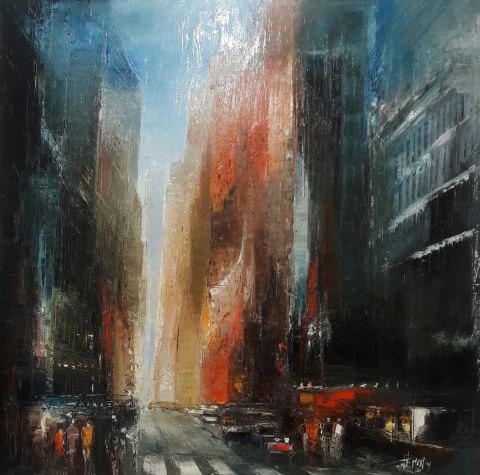 Lumière new yorkaise - Peinture - Philippe MESLIN