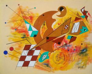 Voir cette oeuvre de grezelpeintre: clin d'oeil à Kandinsky