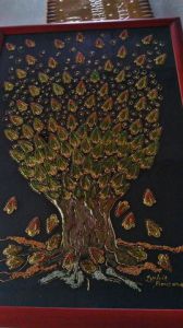 Vitrail de Sylvie Bouzana Leandre: L'arbre