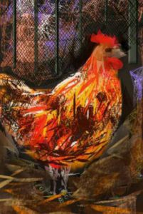 Voir cette oeuvre de Jacky Patin: La poule