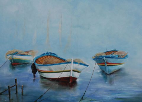La galerie d'art GALERIEDART Faouzizneidi - les barques