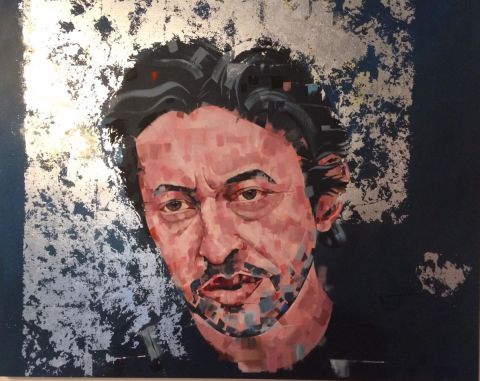Serge Gainsbourg - Peinture - robert didier