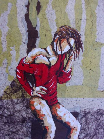 L'artiste christophe dikant - Le pull rouge