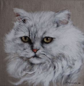 Voir cette oeuvre de le trionnaire: Portrait chat