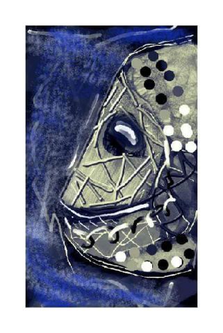 Le poisson bleu...  - Art numerique - Jacky Patin