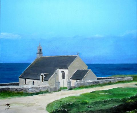 La chapelle Saint-They (Finistère) - Peinture - Henri SACCHI