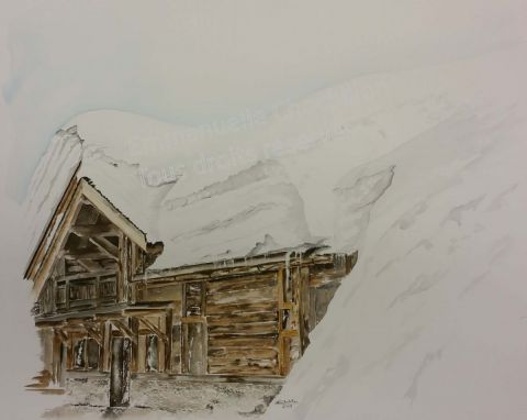 L'artiste Emmanuelle CHOCHILLON-SILVESTRE - Jour de neige