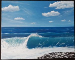 Peinture de David Quant peintures marines - tableau mer: Houle d'Est