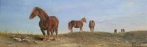Voir cette oeuvre de GAELLE SOMBSTHAY: chevaux à Porspoder