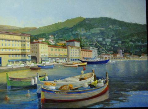 L'artiste marpielo - vue du port