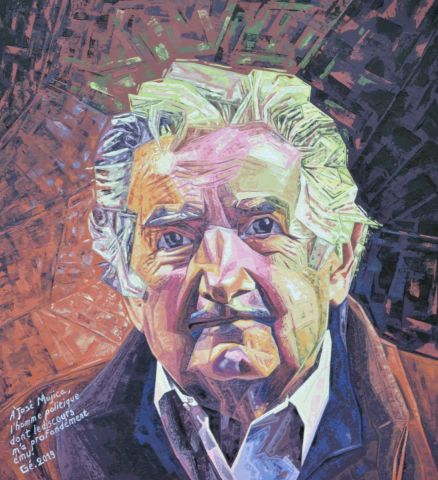 L'artiste Gerard SERVAIS - José Mujica