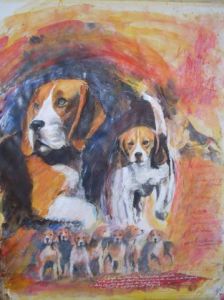 Voir cette oeuvre de bucchini: les beagles deFrançois