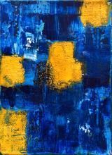 Voir cette oeuvre de Vero MAZUREK: bleu carre jaune