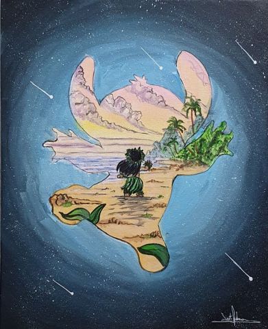 L'artiste johann mastil - les mondes de Stitch partie 2