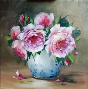 Peinture de chrispaint-flowers: Roses du peintre