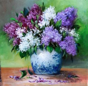 Voir cette oeuvre de chrispaint-flowers: lilas du peintre