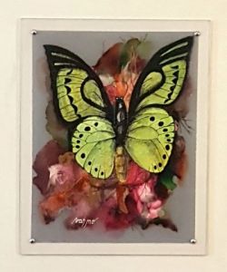 Voir cette oeuvre de van - mo: le papillon vert