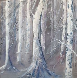 Peinture de Claud : La forêt magique