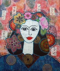 Peinture de ANTOINE MELLADO: Femmes d'ici et d'ailleurs 9