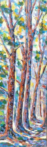 L'artiste francis JALIBERT - A l'ombre des grands pins