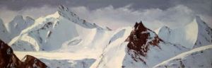 Voir cette oeuvre de jean pierre gouget: ALTITUDES 3664 peinture montagne