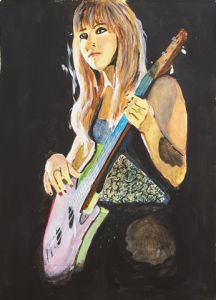 Peinture de Arsene Gully: Rock I (Musique 3)