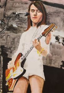Peinture de Arsene Gully: Rock II (Musique 4)