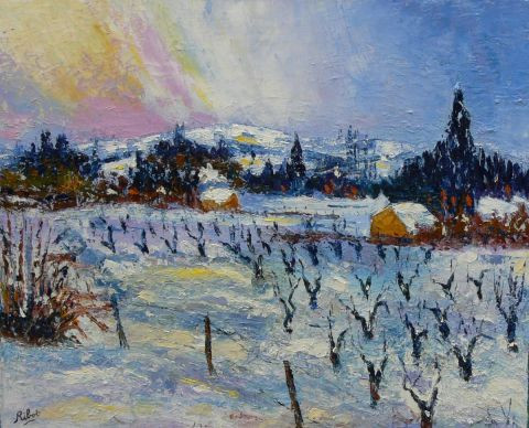 Accueil > > Raoul RIBOT - Paysage de neige